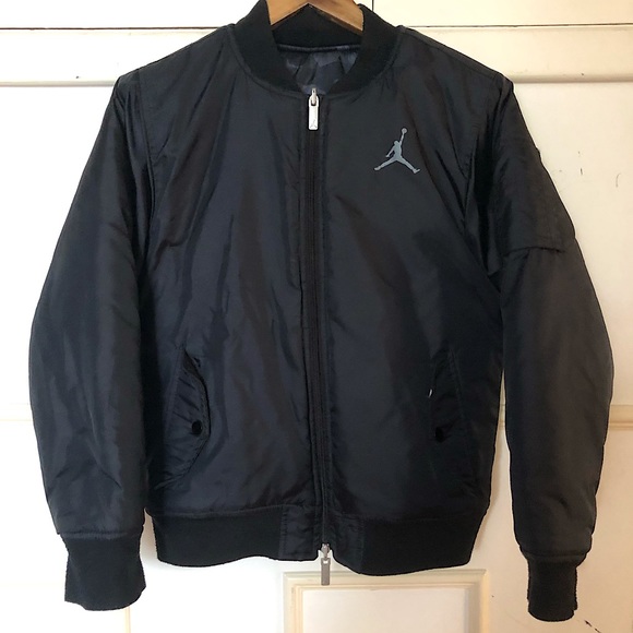 Jordan Other - Black Jordan padded heavy duty bomber jacket